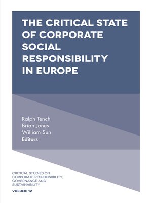 cover image of Critical Studies on Corporate Responsibility, Governance and Sustainability, Volume 12